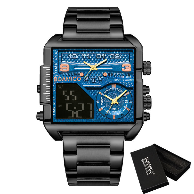 BOAMIGO New Top Brand Luxury Fashion Men Watches Gold Stainless Steel